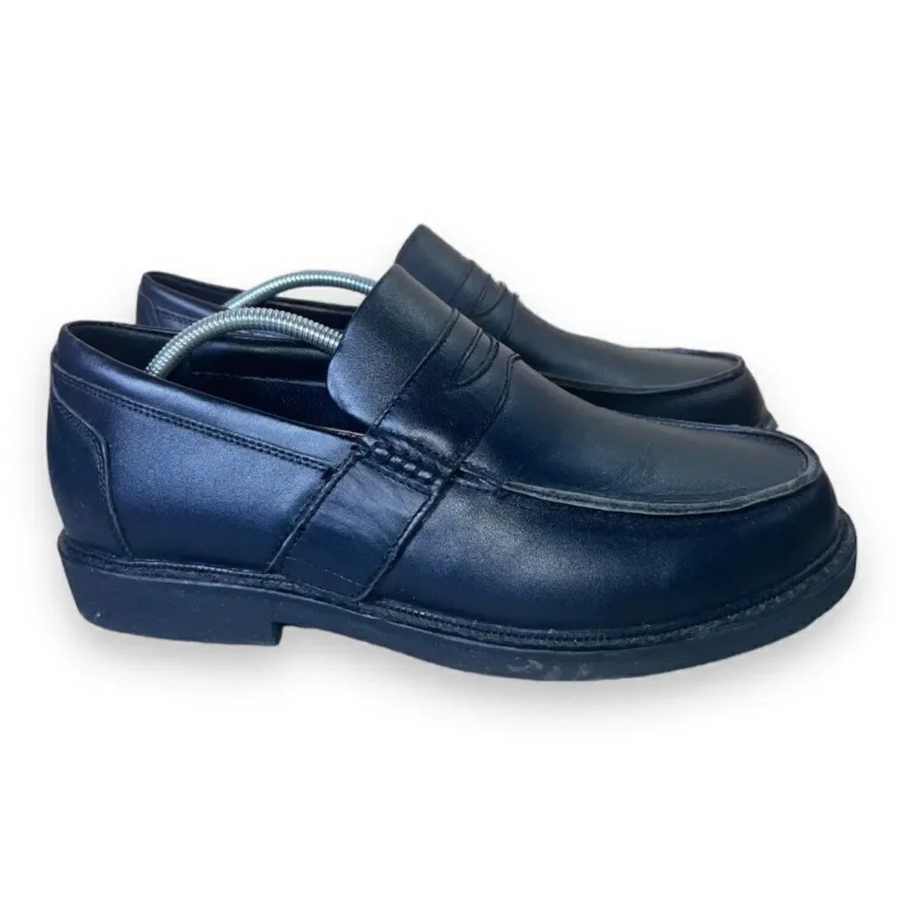 Apex Lexington LT200M Orthopedic Penny Loafers Black Men's‎ 10 (Wide)